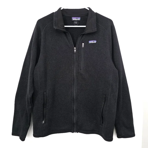 Women's Patagonia Better Sweater Black Fleece Jacket Medium Outdoors - Picture 1 of 7